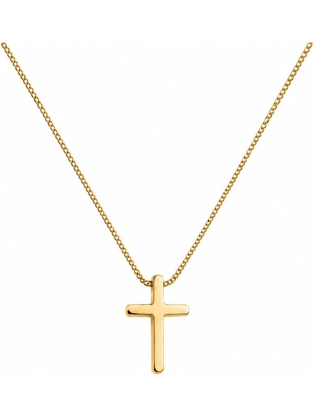 Women's Gold Dainty Minimalist 18K Gold Plated Stainless Steel Cross Pendants